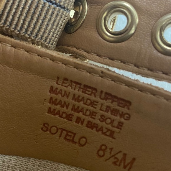 Gianni Bini Sotelo Suede Platform Clogs In Tan Women's size 8.5M - Picture 14 of 14